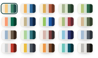 Palettes de couleurs